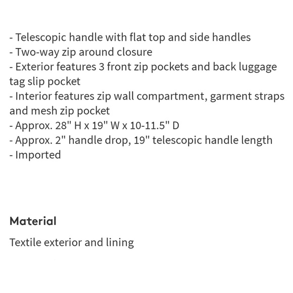 ๐๐NWT T. Bahama 28" Soft Spinner๐๐ - Picture 8 of 8